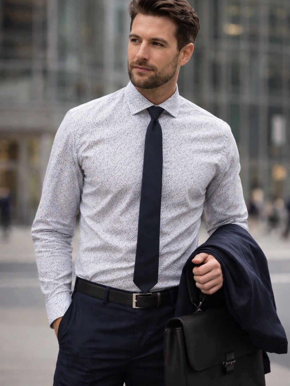 Bruun & Stengade Raphael Modern Fit Dress Shirt